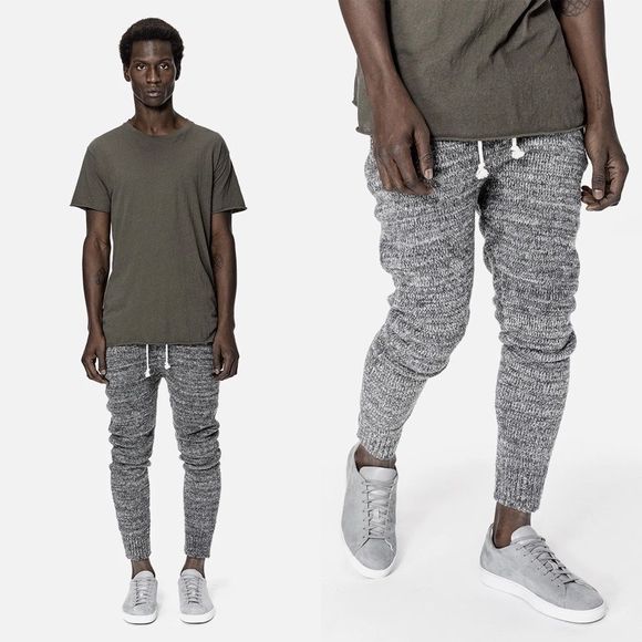 John Elliott Marled Gray Joggers